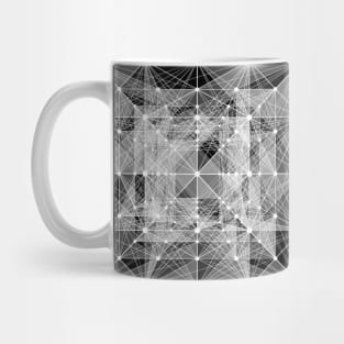 Abstract cube Mug